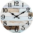 thumbnail image 3 of CNKOO Modern Simple Silent Wall Clock with Vintage Mid-Century Style Design for Living Room Bedroom Decor, 3 of 7