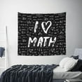 thumbnail image 4 of Bingfone Polyester Fabric Tapestry I Love Math Wall Hanging Tapestry,Daily Decorative Tapestry For Bedroom Living Room Dorm 60l X 51w Inches, 4 of 9