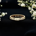 thumbnail image 4 of Rosec Jewels Channel Set Lab Diamond Eternity Band - EF-VS Quality Certified - Ready To Gift, 18K Yellow Gold, US 9.50, 4 of 9