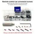 thumbnail image 1 of 1/28 Remote Control Car Screw Upgrade Modification Tool Kit 1/28 RC Screws Maintenance Spanner Tools Replacement for WLtoys 284131 K969 K979 K989, 1 of 7