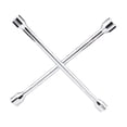 thumbnail image 1 of Llave de Cruz Universal 14 MIKEL'S Acero Cromado Con 4 bocas, 1 of 4