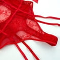 thumbnail image 4 of Gibobby Sujetador De Encaje Para Mujer Lencería erótica para Mujer Babydoll Colegiala Uniforme Colegiala Ropa Interior Sensual de Dama Conjunto de Pijama(Rojo, G), 4 of 5