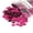 Fuchsia Pink, variant on 50 Grams of 4,000 Bedazzlinbeads Loose Shiny Faceted Plastic 6mm Round Cup Sew on Embellishment Sequins (Silver)