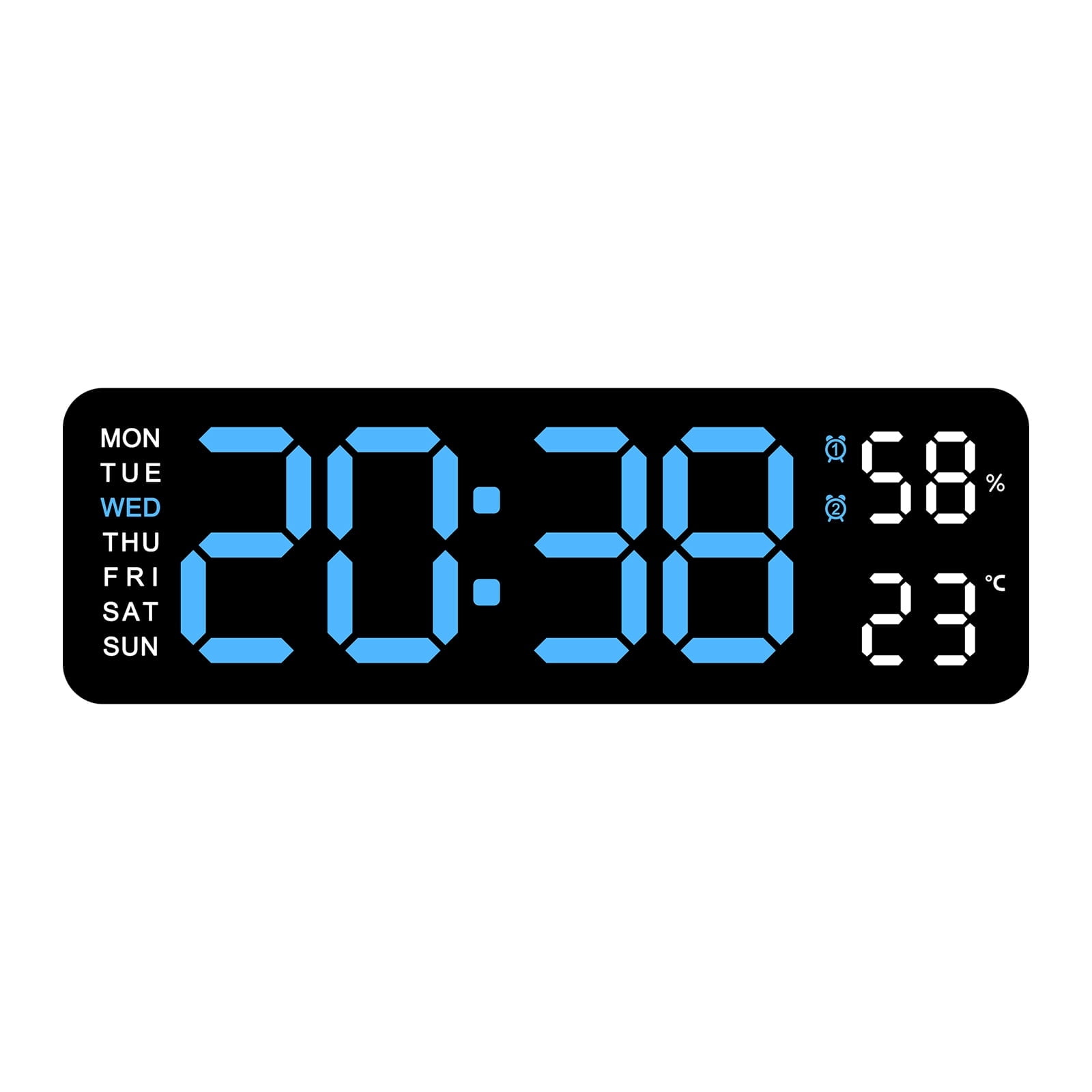 VOLIVO LED Digital Alarm Clock for Bedroom, USB Powered Desk Clock with Dual Alarms Snooze, Auto photo VOLIVO LED Digital Alarm Clock for Bedroom, USB Powered Desk Clock with Dual Alarms Snooze, Auto