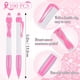 thumbnail image 5 of 200 BolíGrafos con Cinta Rosa una Granel, BolíGrafos RetráCtiles de para Suministros de Oficina, Regalo para Mujeres y NiñAs, 5 of 5