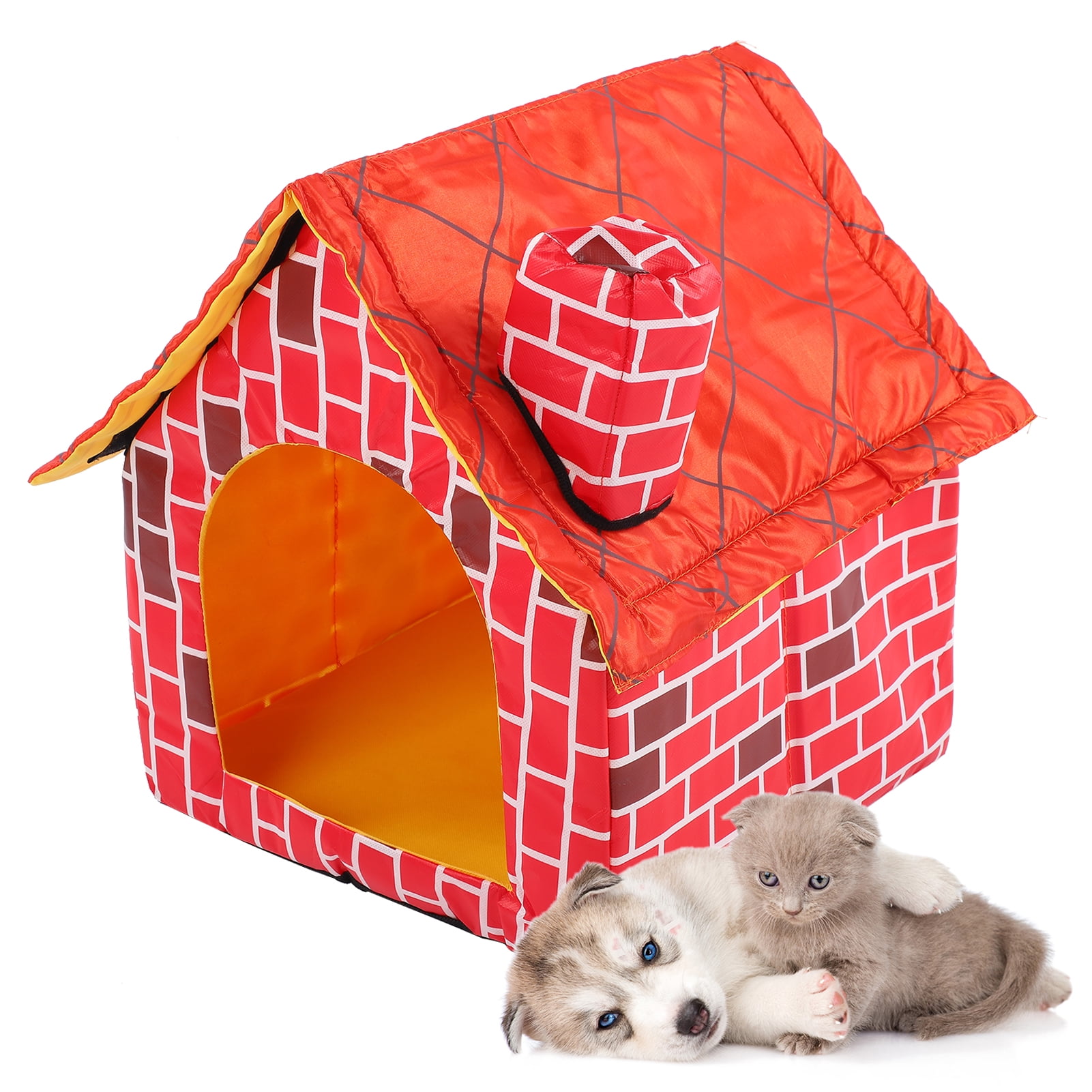 Senjay Easy To Pet Supplies Pet House Light Foldable And Detachable Design For Pets Cat Pets Shop Home Red