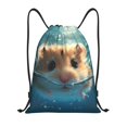 thumbnail image 1 of Gaeub Cute Swimming Guinea Pig Drawstring Backpack Bag Sport Gym Sackpack Heavy Duty String Backpack for Men Women-Medium, 1 of 6