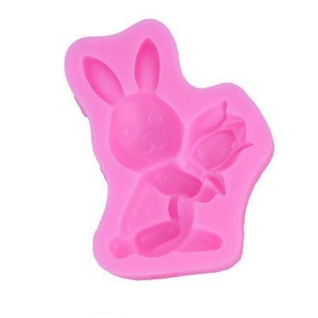 

PoypyozzZ Easter Bunny Ailicone Mold DIY Chocolate Cake Baking Tool Glue Dropping MoldEaster decorations Easter decor （Buy 2 Get 1 Free）