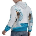 thumbnail image 6 of Daiia Terrier Takes A Bath With Shower Cap for Men's Fashion Hoodies & Sweatshirts with Kangaroo Pocket Hooded Sweatshirt Breathable & Moisture Wicking-X-Large, 6 of 7