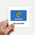 thumbnail image 1 of Drapeau de l'État Contour Oklahoma Autocollant Carré Imperméable Stickers Papier Peint Voiture Decal, 1 of 1