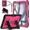 Rose Red, variant on Case for iPad Air 13 Inch 2026 M4 2025 M3 2025 M2 2024, Military Grade Shockproof Cover with Pencil Holder Stand Shoulder Strap