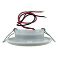 thumbnail image 5 of Pactrade Marine RV Boat Pontoon Red Green Blue White LED Courtesy Ceiling Light White Plastic Housing Glare Free Illumination Lens Energy Saving12V DC (Spring Flush Mount), 5 of 7