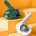 thumbnail image 1 of Aspiradora portátil de mano - Agitador de 6000 VPM para colchón, sofá y coche - Recargable USB, 30+ minutos de duración, Filtro lavable - Blanco o Verde, 1 of 7
