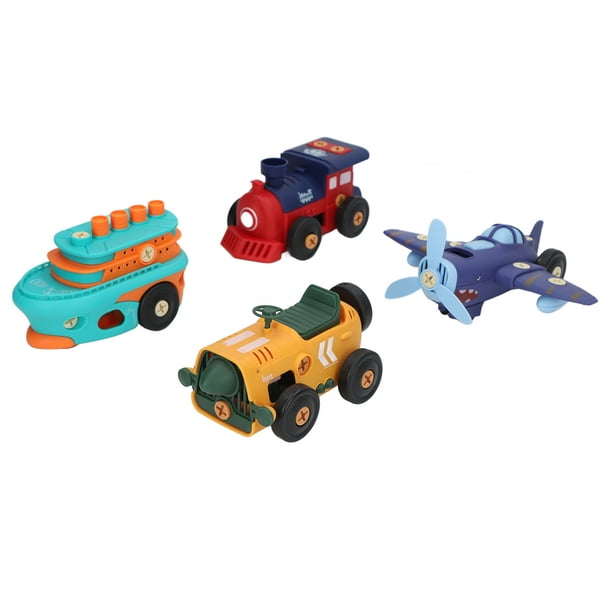 Jouet pour enfants 3 ans garçons filles, avion jouet, voiture jouet,  véhicules de transport d'avion 5 en 1