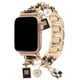 thumbnail image 4 of Pulsera REALSIGN dorada/negra con dijes de metal para iWatch Series 9-1 SE (42/44/45mm), 4 of 5