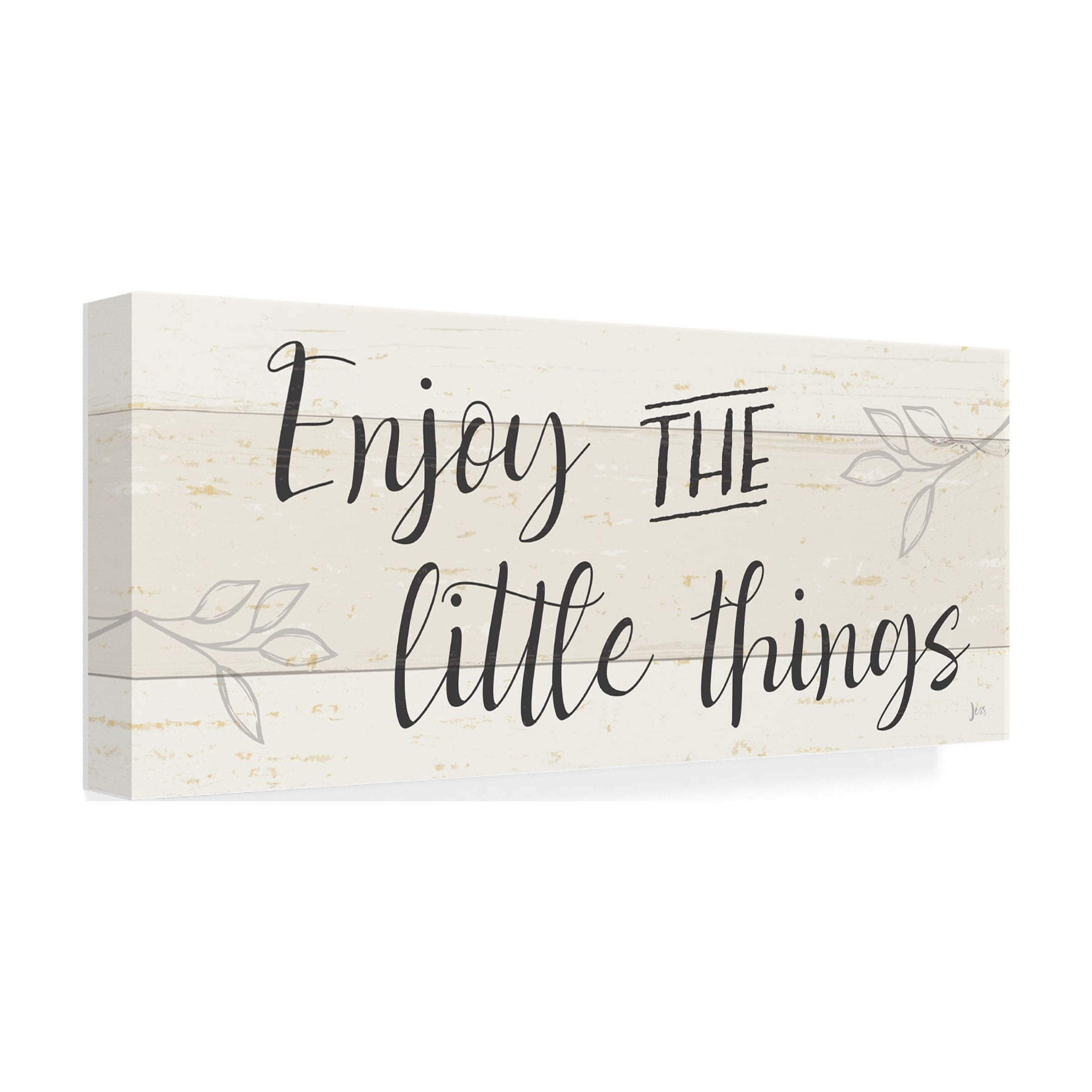 Trademark Fine Art 'Simple Signs I' Canvas Art by Jess Aiken