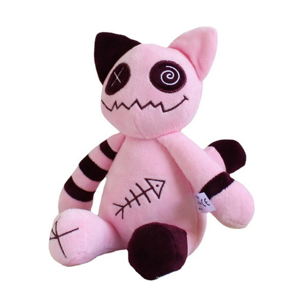 25cm Zombie Cat Plush Toy Kawaii Zombie Cat Stuffed Doll Soft Stuffed Animal Toy Plushie Gift Toy For Kids Girls Room Decor