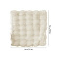 thumbnail image 3 of Amacok Faux Fur Chair Cover Seat Cushion Pad Super Soft Indoor Chair Pad, 17"X17" Soft Warm Faux Rabbit Fur Seat Cushion, Fuzzy Seat Pads Cushion for Living Bedroom Sofa, 1 Pack, 3 of 6