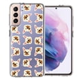 thumbnail image 1 of MUNDAZE For Samsung Galaxy S21 Plus Frenchie Bulldog Polkadots Design Double Layer Phone Case Cover, 1 of 3
