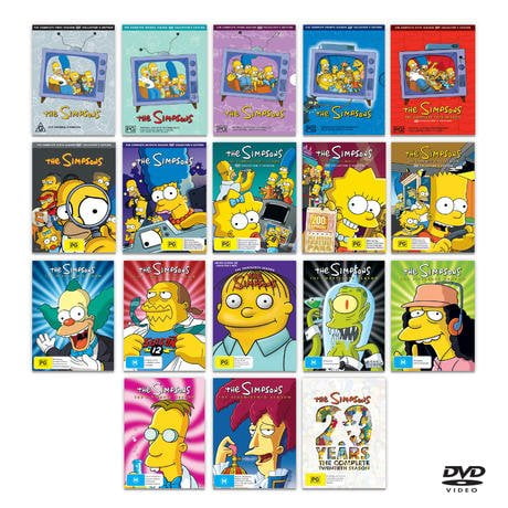The Simpsons Complete Series Ultimate Collection Seasons 1 17