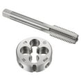 thumbnail image 1 of Unique Bargains M12 x 1.75 Metric Left Hand Tap and Die Set Screw Thread Tap with Round Die, 1 of 6
