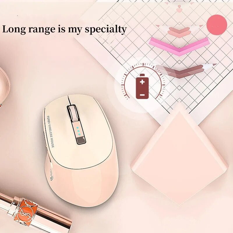ITLY W2 6D Game Tablet Phone Computer Bluetooth Wireless Mouse Charging Luminous 2.4G USB Wireless Mouse Portable Mouse