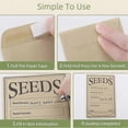 thumbnail image 3 of 200PCS Seed Packets Envelopes, Self Sealing Kraft Small Seed Envelopes for Seed Storage Resealable Seed Saving Envelopes, 3 of 4