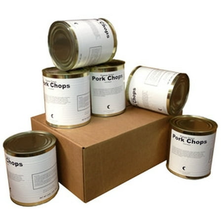 Military Surplus Freeze Dried Pork Chops-6 CAN Pack