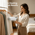 thumbnail image 7 of HIBIBUD 2026 New Steamer Portable Multifunction Clothes Steamer for Home and Travel Large Capacity Water Tank Clothes Steamer Handheld for Home Office Travel White, 7 of 7
