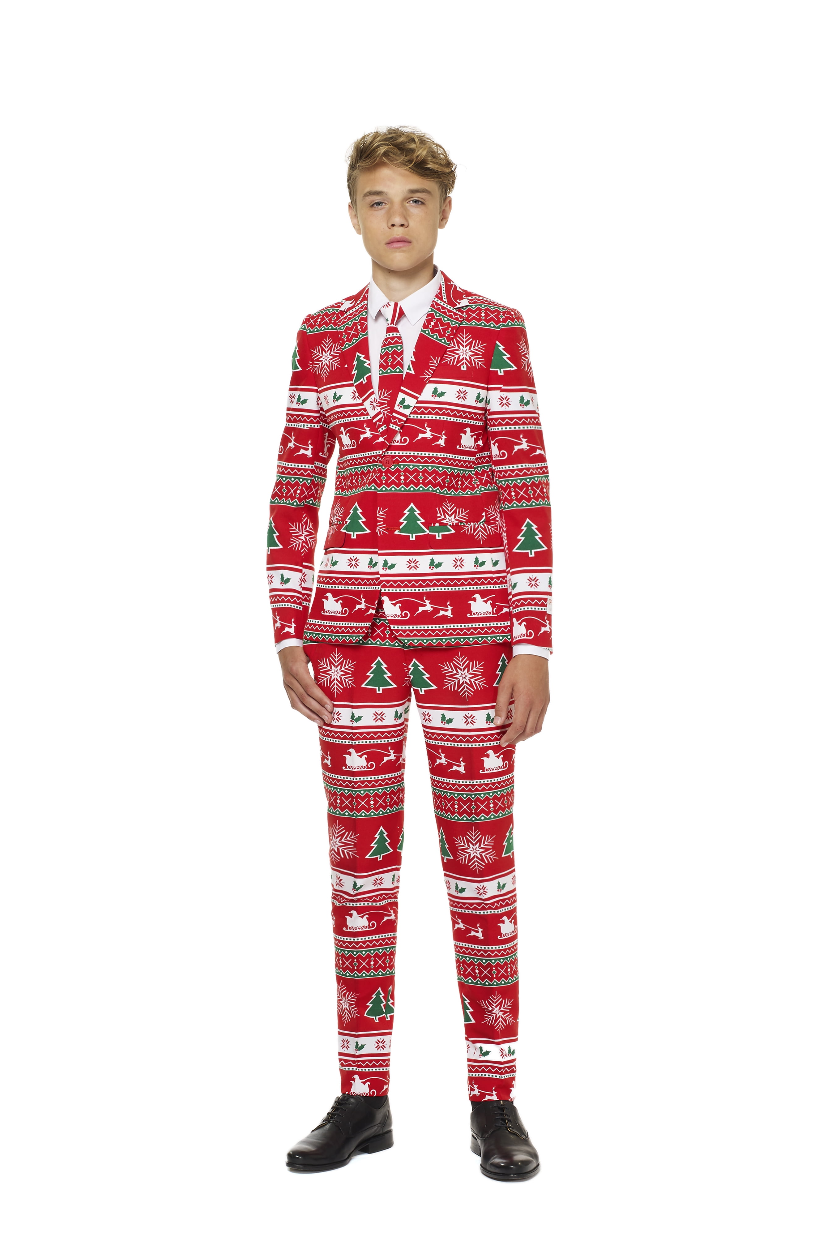 OppoSuits Teen Boys Winter Wonderland Christmas Suit