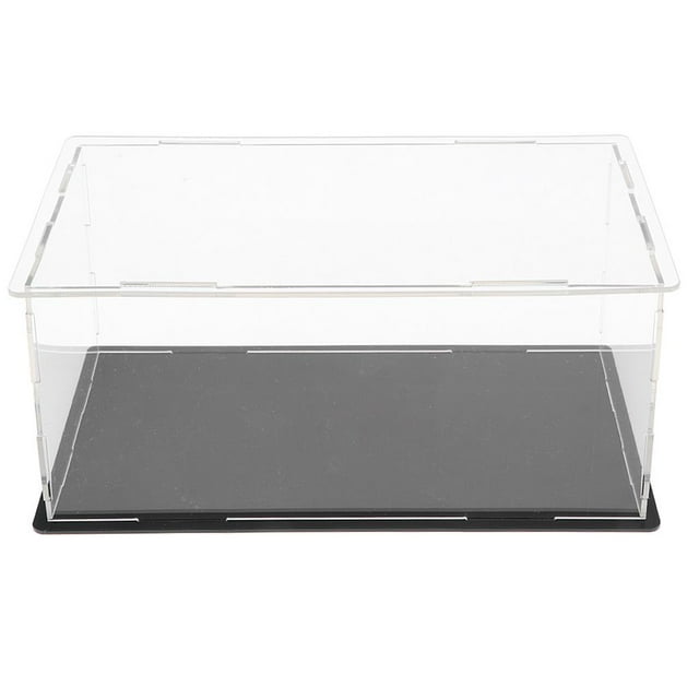 Caja de exhibición de acrílico transparente a prueba de polvo, vitrina, caja de presentación, caja de almacenamiento Los 2x12x9cm