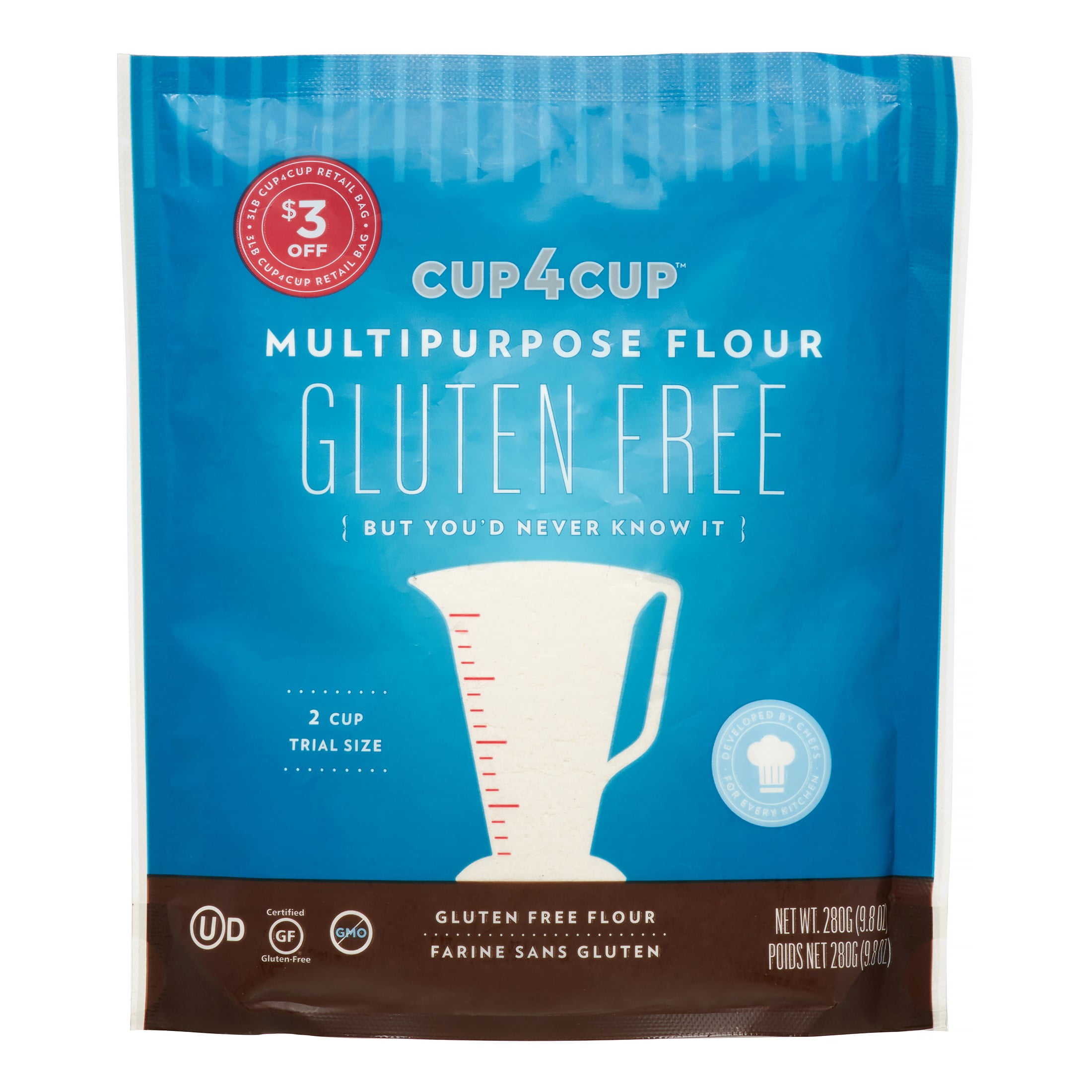 Cup4Cup GlutenFree Flour 2 Cup Trial Size, 9.8oz