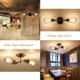thumbnail image 5 of Lámpara de pared industrial vintage de 2 luces, lámpara retro para cafetería, loft, cocina, sala de estar y dormitorio de hotel (bronce), 5 of 5