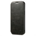 thumbnail image 7 of ELEHOLD Compatible with Mag Safe Case for iPhone 15 Pro Max, Slim Magnetic Flip Folio PU Leather Stand with Wallet Card Slot Shockproof Rugged Protective Phonen Case Cover, black, 7 of 7