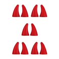 thumbnail image 1 of Baohd 2pieces Sticker Stand Out Crowd With Stylish Devil Horn Car Roof Decoration red 5Set, 1 of 6