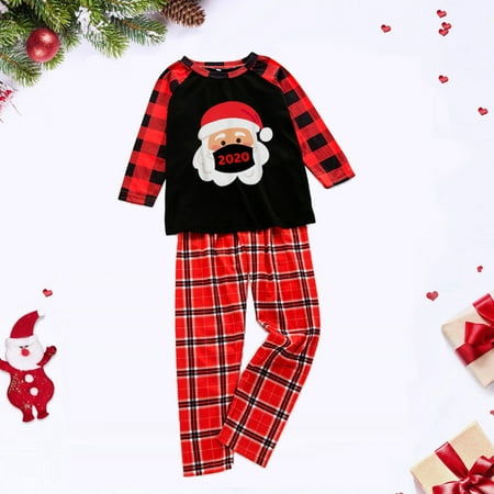 

Shldybc Christmas Family Pajamas Matching Sets Christmas Women Mommy Printed Top+Pants Xmas Family Matching Pajamas Set Christmas Pajamas for Adults and Kids Holiday Xmas Sleepwear Set