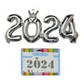 thumbnail image 3 of LCXmlly Party Photo Backdrop Bright Color Number Balloon Decoration Inflatable Widely Used 2024 New Year Party Ornament, 3 of 9