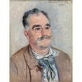 thumbnail image 2 of Claude Monet 19x24 Black Ornate Framed Double Matted Museum Art Print Titled: Mr. Coqueret (Father) (1880), 2 of 5