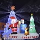 thumbnail image 1 of Decoraciones inflables de Navidad Modelo inflable de Navidad Luz de decoración de patio Festival Santa 2.1 Metros para jardín Césped Prop Macarena inflable al aire libre, 1 of 8