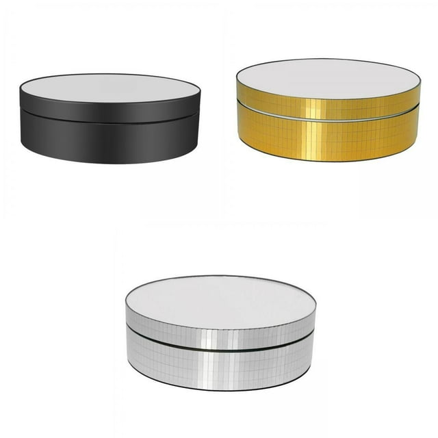3 Soportes de Exhibición Giratorios de 12 Cm, 4 ángulos de Visualización para Exhibición de Joyería