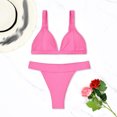 thumbnail image 4 of Feimerou Women Sexy Swimsuits Brazilian Beach Bikini Sets Triangle String Spaghetti Strap Top Thong Two Piece Swimsuit Bathing Suit Valentine'S Day Gifts, 4 of 9