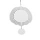 thumbnail image 5 of Carillón de viento blanco, sencillo, delicado, decorativo, resistente a la intemperie, adorno para lámpara, árbol, pared, patrón de calabaza, 5 of 14