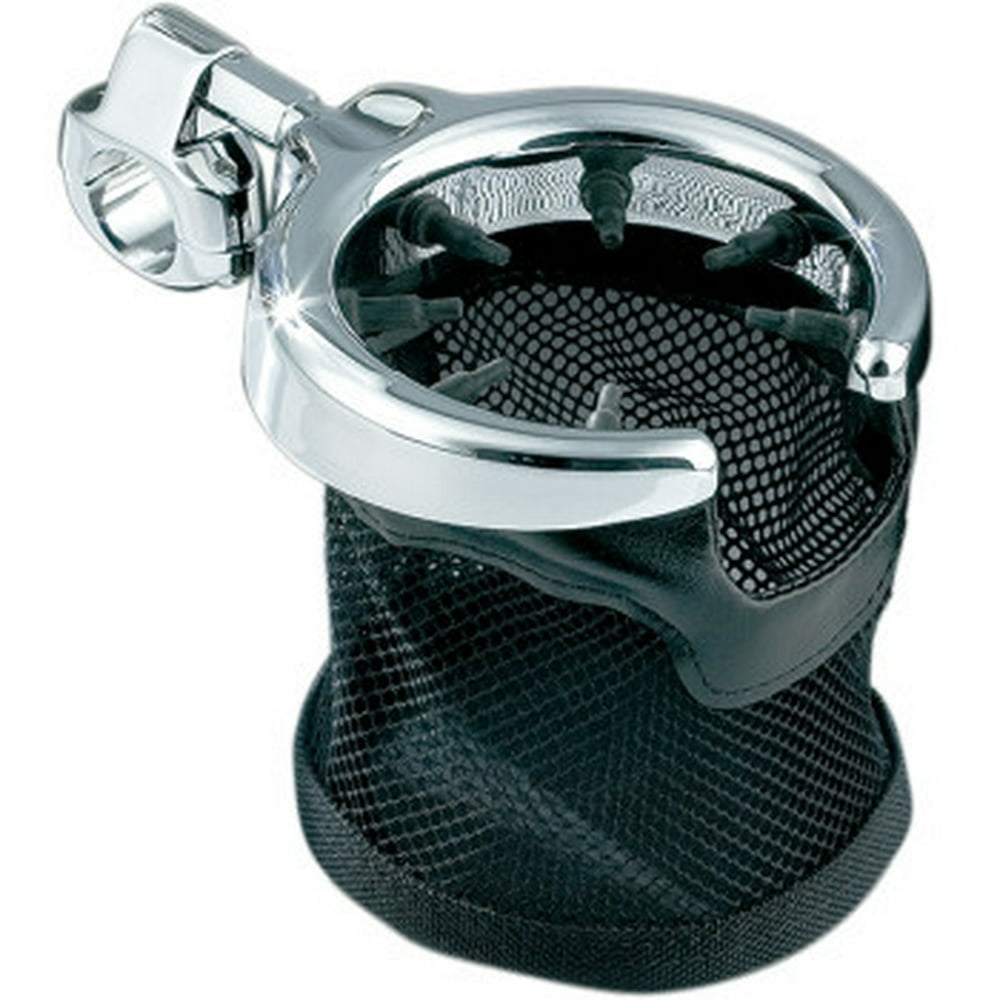 Kuryakyn 1475 Motorcycle Handlebar Accessory: Drink/Cup Holder with