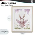 thumbnail image 4 of Stupell Industries Eclectic Woodland Bunny Forest Fairy Birch Framed Print Under Glass, 17 x 21, by LSR Design Studio, 4 of 8