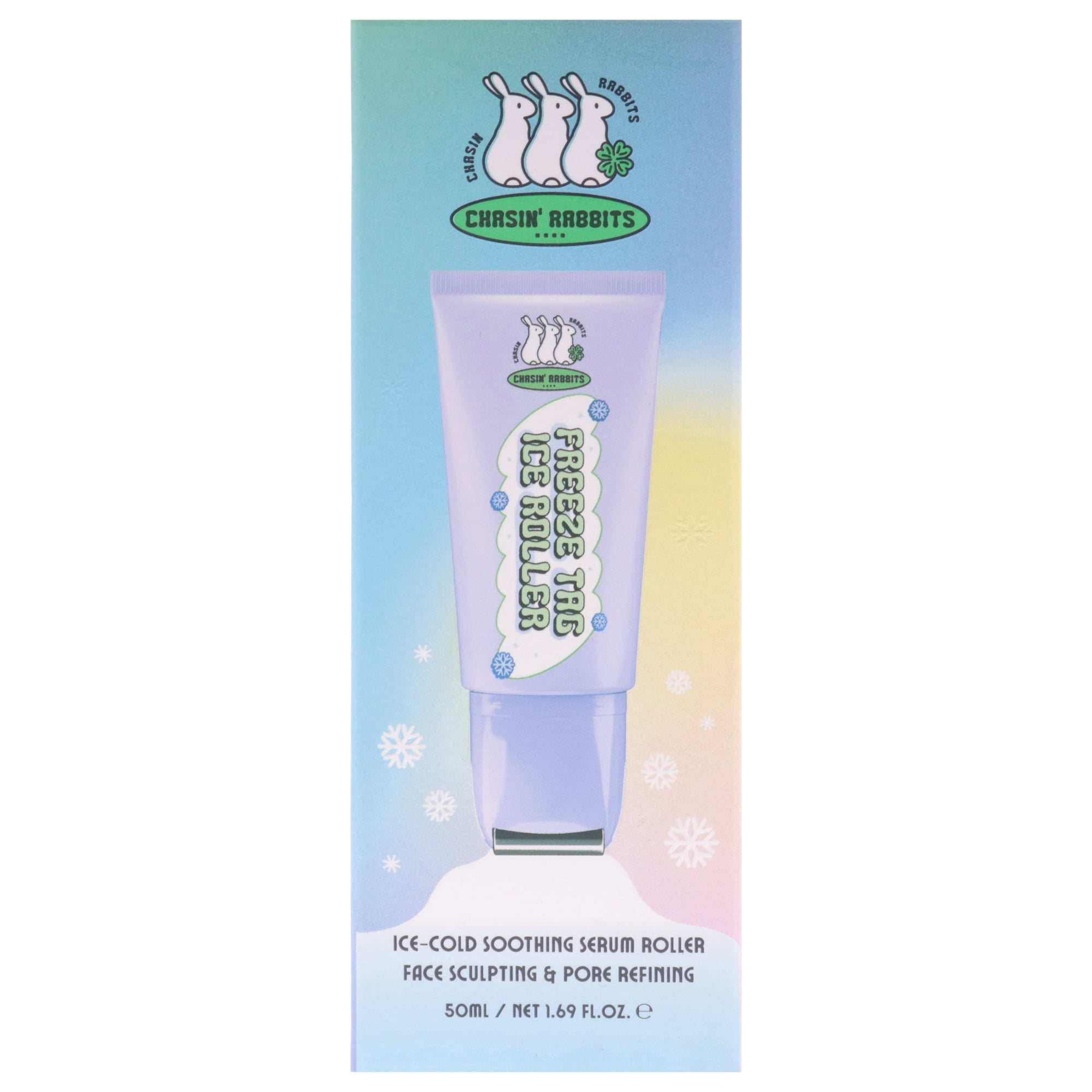 Chasin Rabbits Freeze Tag Ice Roller Face , 1.69 oz Serum