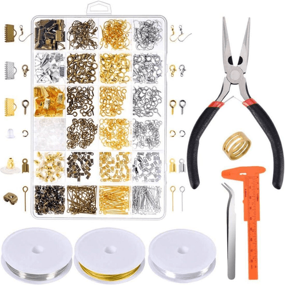 1200Pcs Jewelry Repair Tools Accessories Jewelry pliers Discovery & Beading Thread Suitable for both adults and beginners
