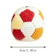 thumbnail image 1 of Bolsas de arena tejidas hechas a mano Bolsa de arena de fútbol Bolas de pateo de punto coloridas para jugar al aire libre, 1 of 5