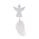 thumbnail image 1 of Colgante de pluma transparente Fiudx Decoraciones navideñas para árbol de Navidad, 1 of 6