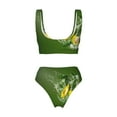 thumbnail image 5 of Daiia Friut Avocado Women's Bikini Set Two Piece Swimsuit High Waisted Bikini Adjustable Straps Bikini Perfect for Beach, Pool, and Summer Vacation-X-Large, 5 of 9