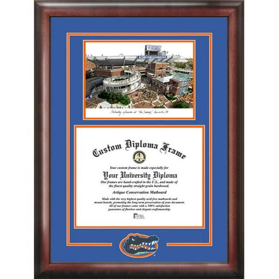 Campus Images FL994SG University of Florida Spirit Graduate Frame with Campus Image